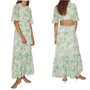 Hansen + Gretel Josephine Cut-Out Maxi Dress Size S